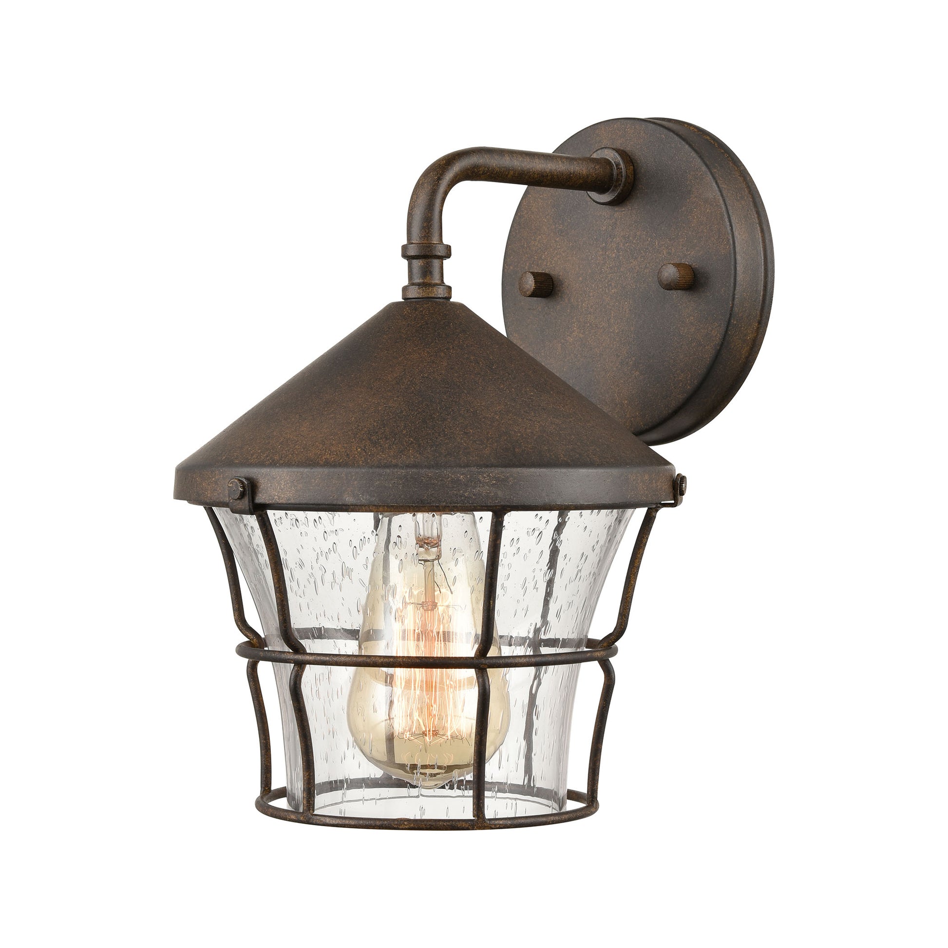 ELK SHOWROOM 45510/1 Gavin 10'' High 1-Light Outdoor Sconce - Hazelnut Bronze