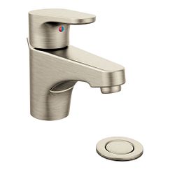 MOEN 46100BN Edgestone  One-Handle Bathroom Faucet In Brushed Nickel