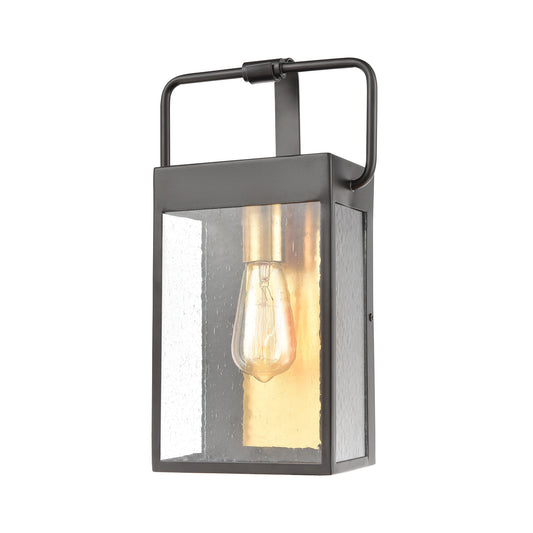 ELK SHOWROOM 46681/1 Knowlton 14'' High 1-Light Outdoor Sconce - Matte Black