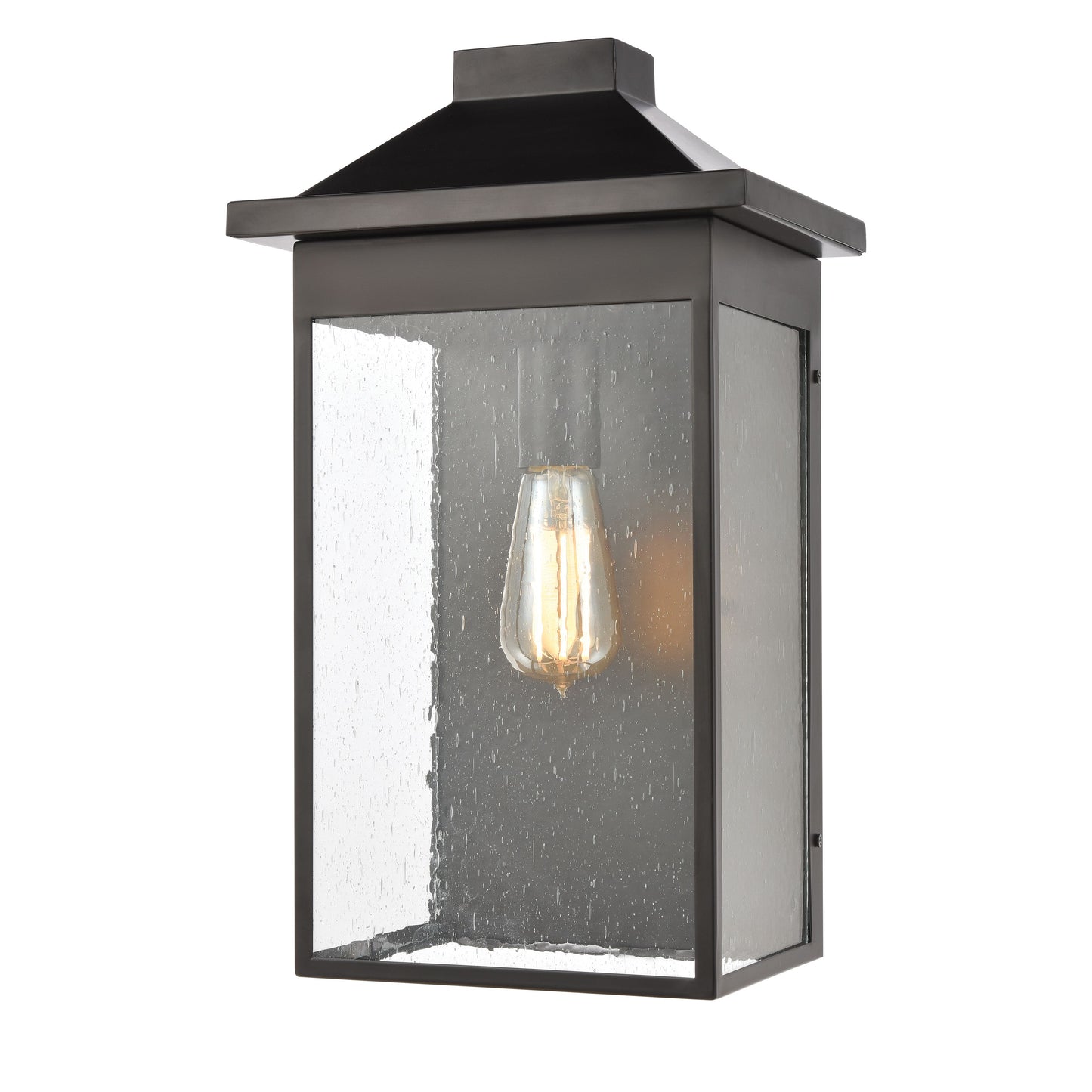 ELK SHOWROOM 46702/1 Lamplighter 17'' High 1-Light Outdoor Sconce - Matte Black