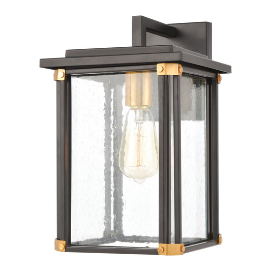 ELK SHOWROOM 46721/1 Vincentown 14'' High 1-Light Outdoor Sconce - Matte Black