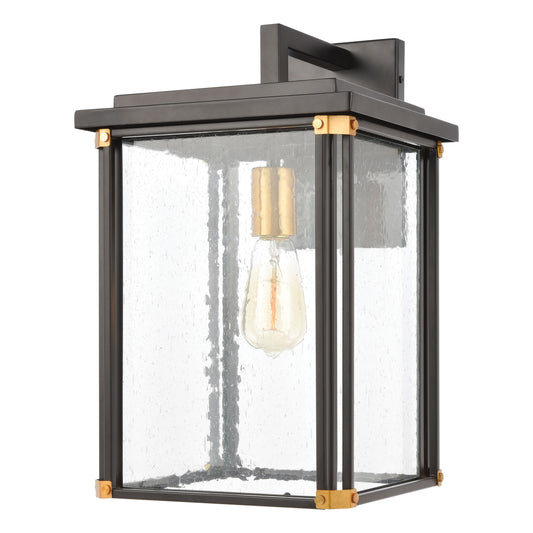 ELK SHOWROOM 46722/1 Vincentown 18'' High 1-Light Outdoor Sconce - Matte Black