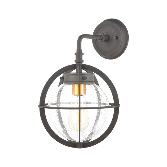 ELK SHOWROOM 46730/1 Davenport 15'' High 1-Light Outdoor Sconce - Charcoal