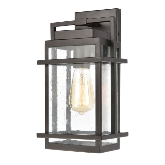 ELK SHOWROOM 46760/1 Breckenridge 14'' High 1-Light Outdoor Sconce - Matte Black