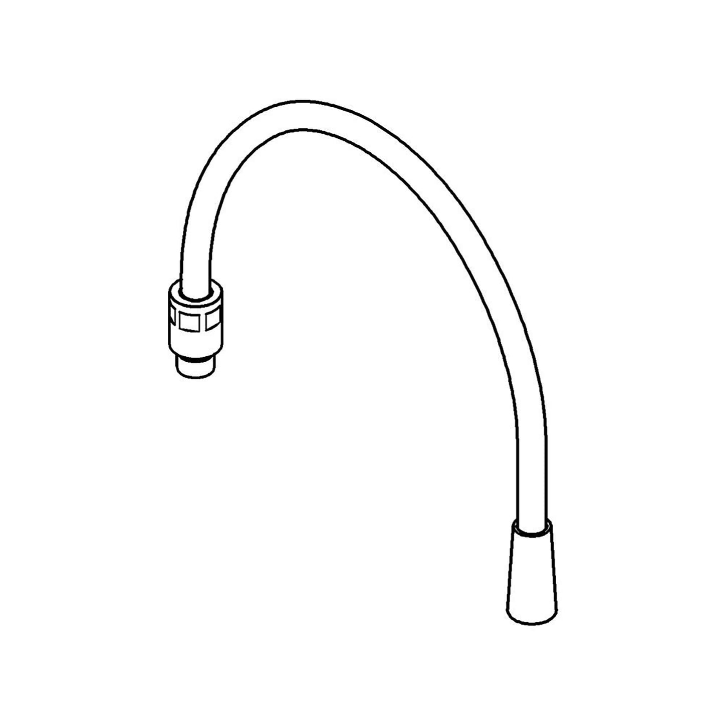 GROHE 46871000 Universal Chrome Shower Hose