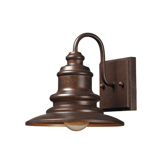 ELK SHOWROOM 47010/1 Marina 8'' High 1-Light Outdoor Sconce - Hazelnut Bronze