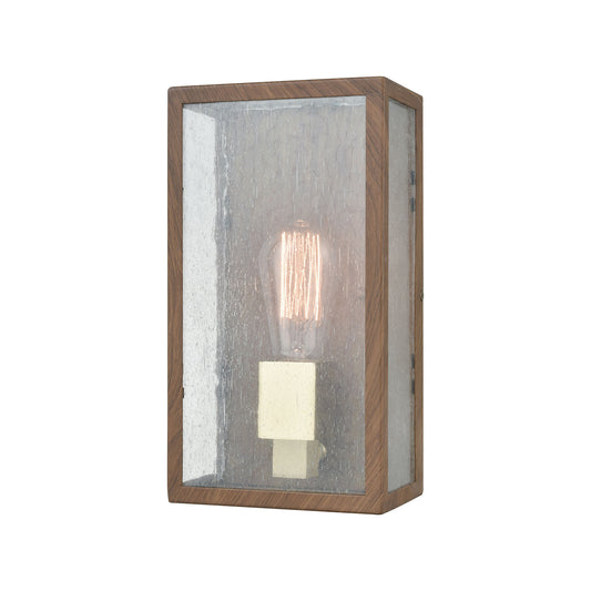 ELK SHOWROOM 47130/1 McKenzie 11'' High 1-Light Outdoor Sconce - Brown