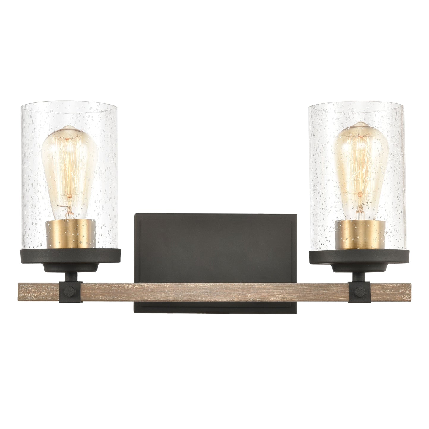 ELK SHOWROOM 47282/2 Geringer 16'' Wide 2-Light Vanity Light - Charcoal