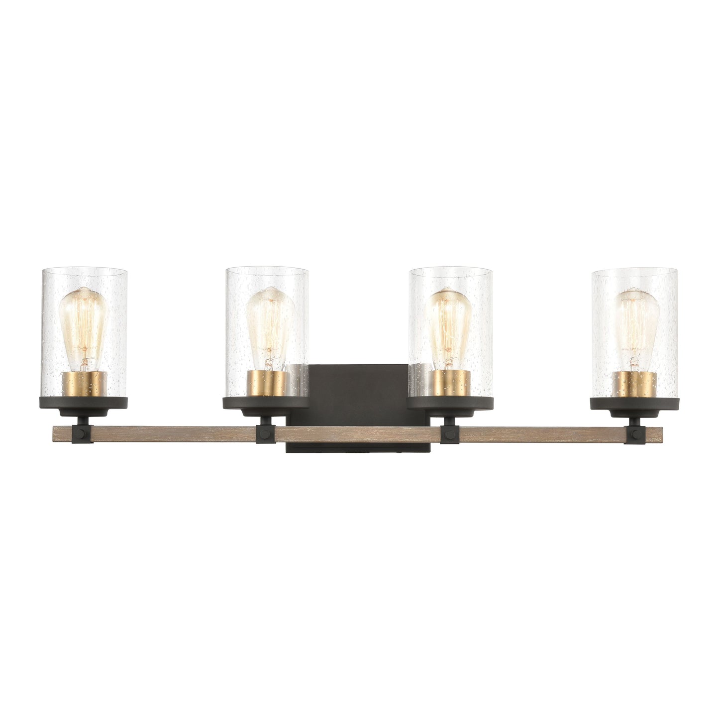 ELK SHOWROOM 47284/4 Geringer 30'' Wide 4-Light Vanity Light - Charcoal