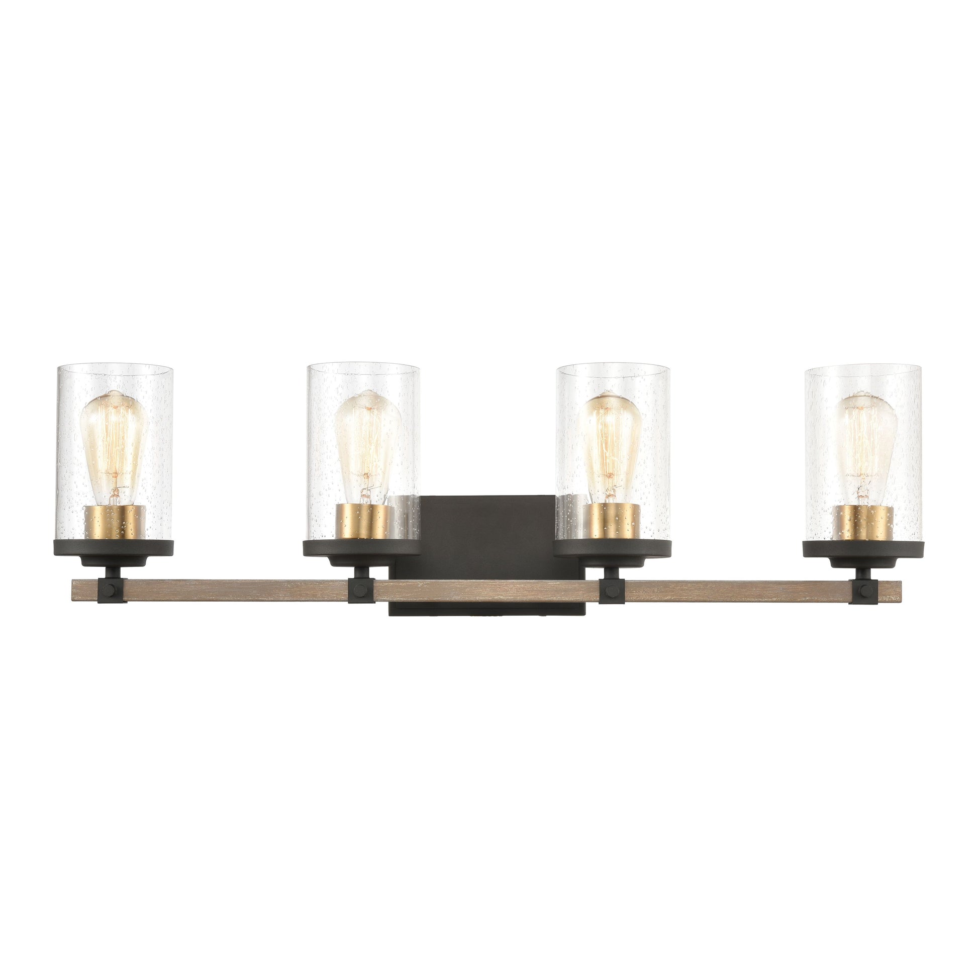 ELK SHOWROOM 47284/4 Geringer 30'' Wide 4-Light Vanity Light - Charcoal