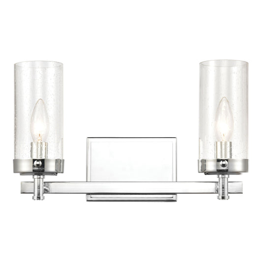 ELK SHOWROOM 47302/2 Melinda 15'' Wide 2-Light Vanity Light - Polished Chrome