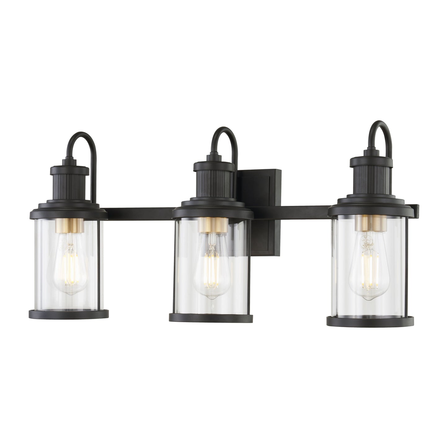 ELK SHOWROOM 47452/3 Millburn 24'' Wide 3-Light Vanity Light - Matte Black