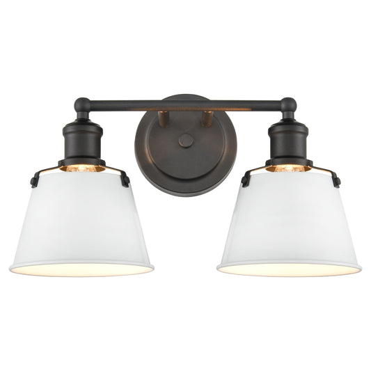 ELK SHOWROOM 47461/2 Holgate 15'' Wide 2-Light Vanity Light - Charcoal