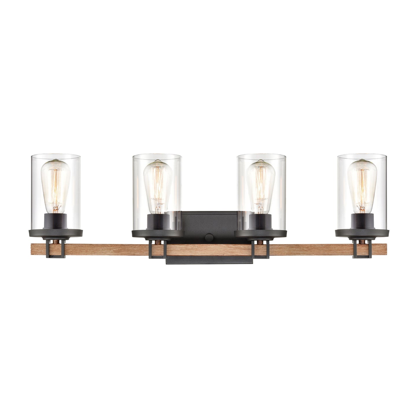 ELK SHOWROOM 47593/4 Holdfast 28'' Wide 4-Light Vanity Light - Charcoal