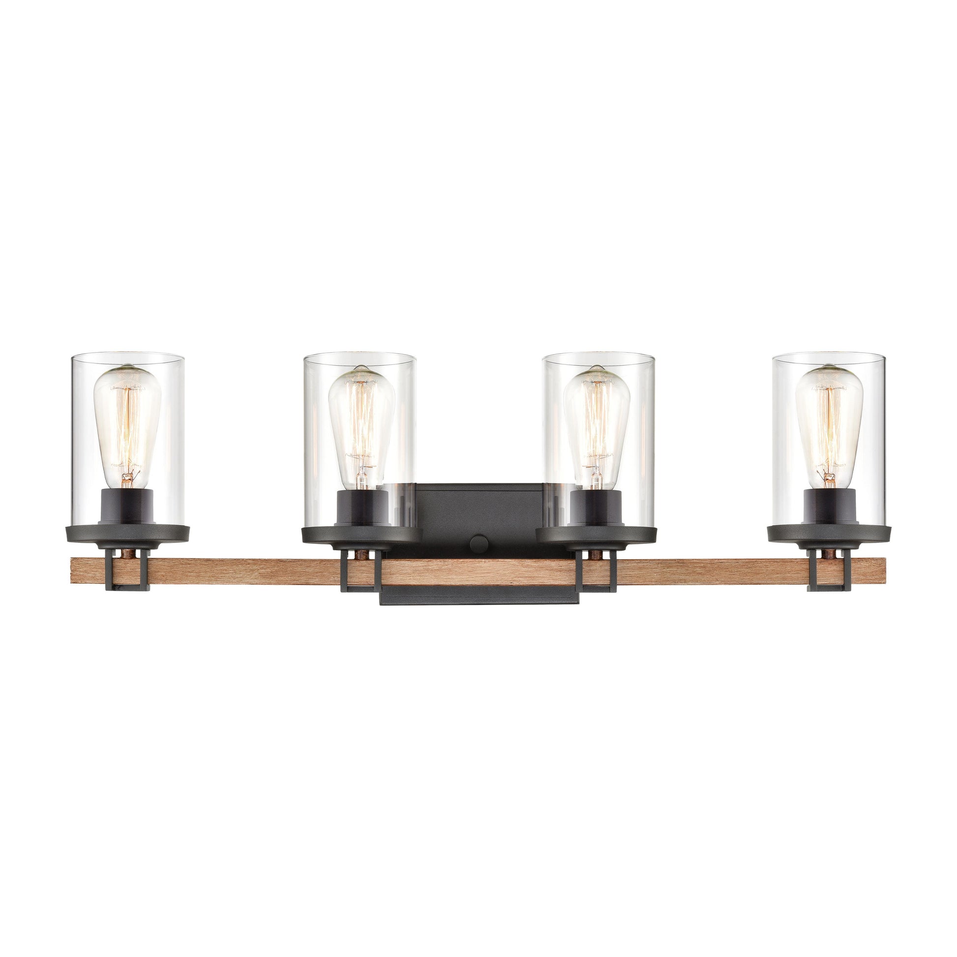 ELK SHOWROOM 47593/4 Holdfast 28'' Wide 4-Light Vanity Light - Charcoal