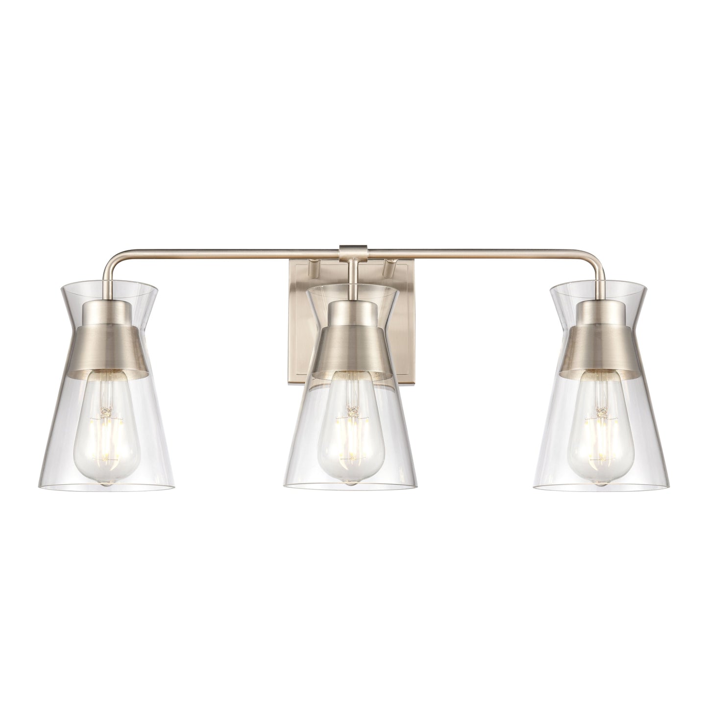 ELK SHOWROOM 47602/3 Brookville 22'' Wide 3-Light Vanity Light - Satin Nickel