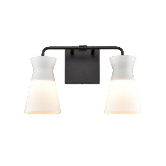 ELK SHOWROOM 47771/2 Brookville 15'' Wide 2-Light Vanity Light - Matte Black