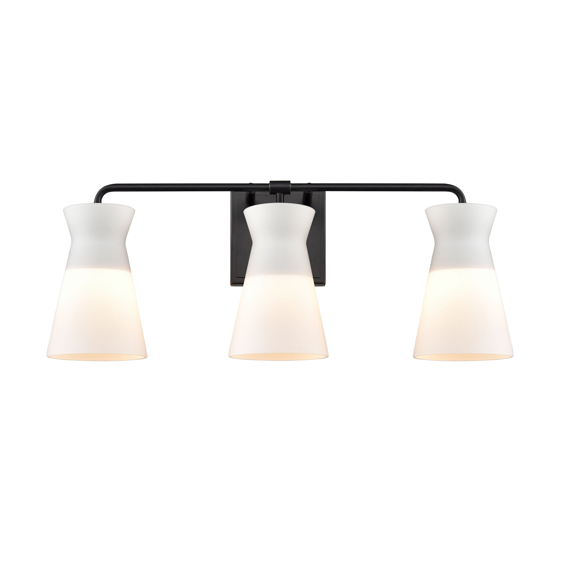 ELK SHOWROOM 47782/3 Brookville 22'' Wide 3-Light Vanity Light - Matte Black