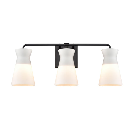 ELK SHOWROOM 47782/3 Brookville 22'' Wide 3-Light Vanity Light - Matte Black