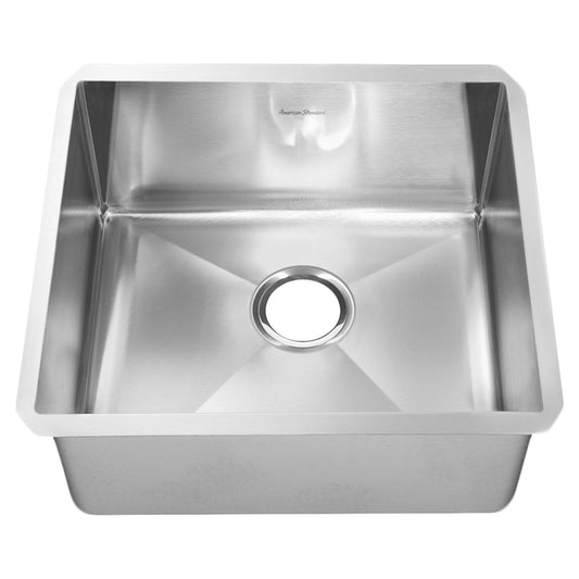 AMERICAN-STANDARD 18SB.10231800.075, Pekoe 23 x 18-Inch Stainless Steel Undermount Single-Bowl Kitchen Sink in Stainless Stl