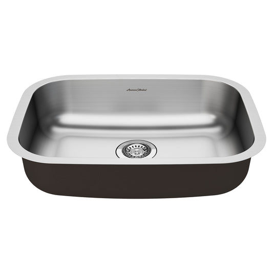AMERICAN-STANDARD 18SB6231800S.075, Portsmouth 23 x 18-Inch Stainless Steel Undermount Single-Bowl ADA Kitchen Sink in Stainless Stl