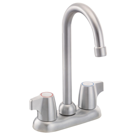 MOEN 4903BC Chateau Brushed Chrome Two-Handle Bar Faucet