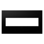 LEGRAND AWP4GGR4 ADORNE  Graphite Four-Gang Screwless Wall Plate with Microban