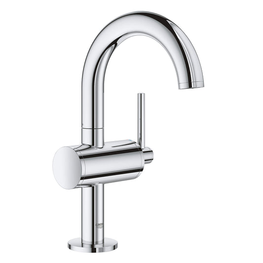GROHE 23831003 Atrio New Chrome Single Hole Single-Handle M-Size Bathroom Faucet 1.2 GPM