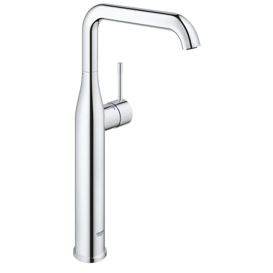 GROHE 2353800A Essence New Chrome Single Hole Single-Handle Deck Mount Vessel Sink Faucet 1.2 GPM