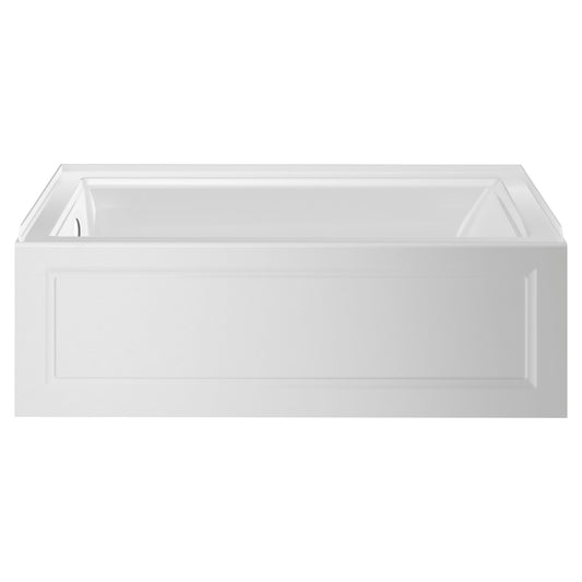 AMERICAN-STANDARD 2544202.020, Town Square S 60 x 32-Inch Integral Apron Bathtub With Left-Hand Outlet in White