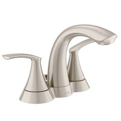 MOEN 5010SRN Seena  Two-Handle Bathroom Faucet In Spot Resist Brushed Nickel
