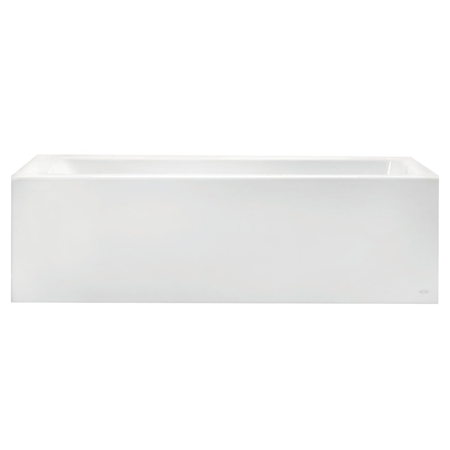 AMERICAN-STANDARD 2573102.020, Studio 60 x 30-Inch Integral Apron Bathtub Above Floor Rough with Right-Hand Outlet in White
