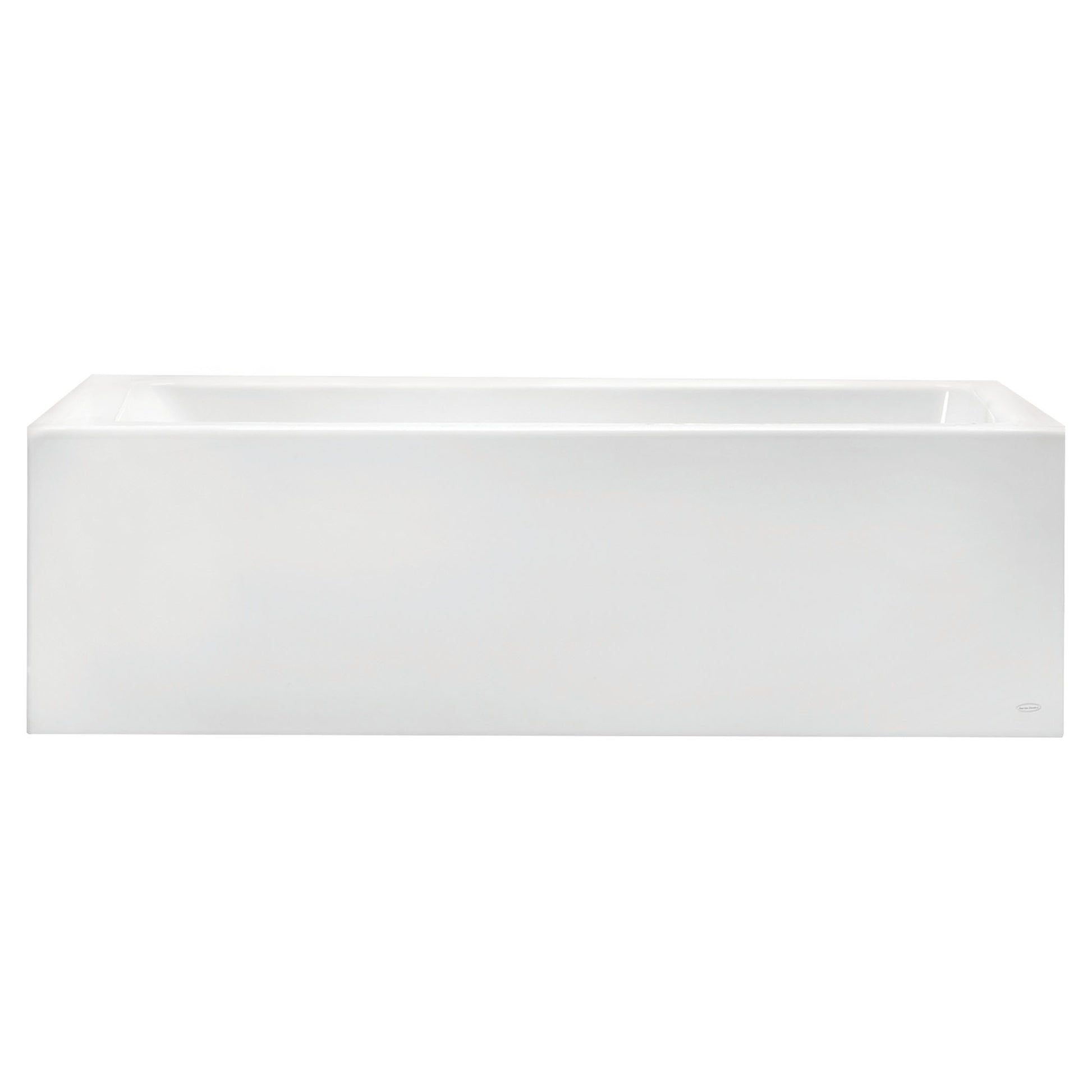 AMERICAN-STANDARD 2573102.020, Studio 60 x 30-Inch Integral Apron Bathtub Above Floor Rough with Right-Hand Outlet in White