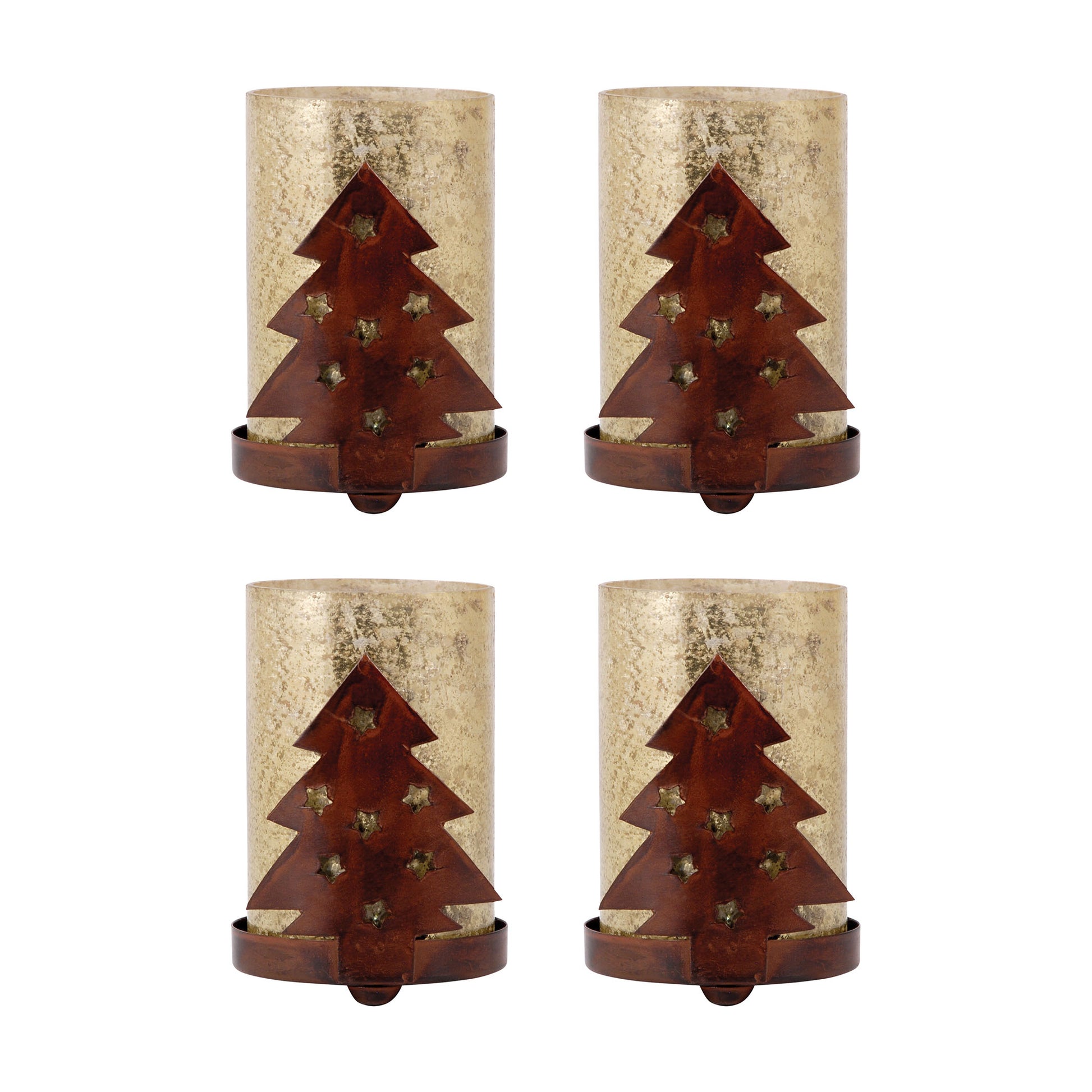 ELK STUDIO 519161/S4 Tree Votives (Set of 4)