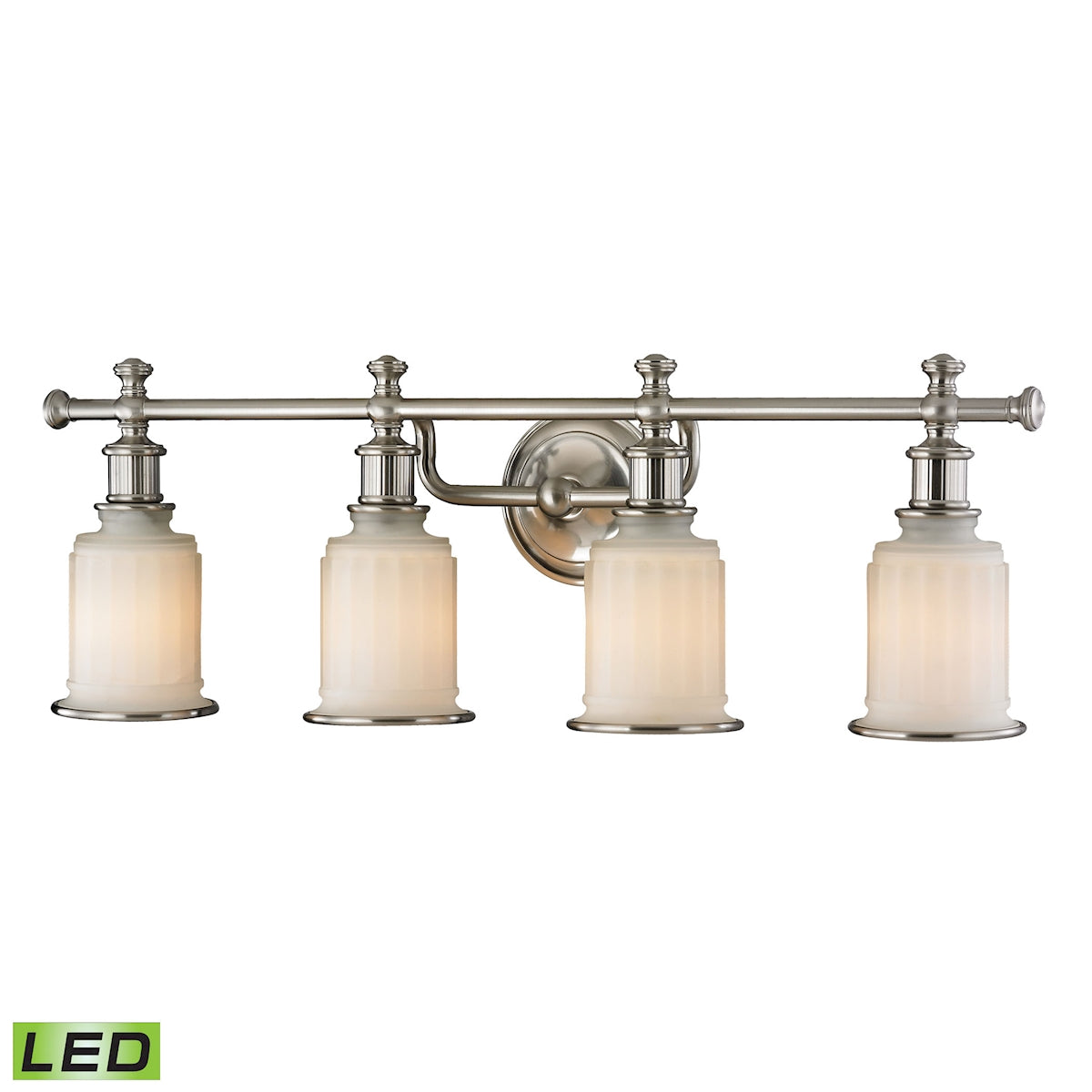 ELK SHOWROOM 52003/4-LED Acadia 30'' Wide 4-Light Vanity Light - Brushed Nickel