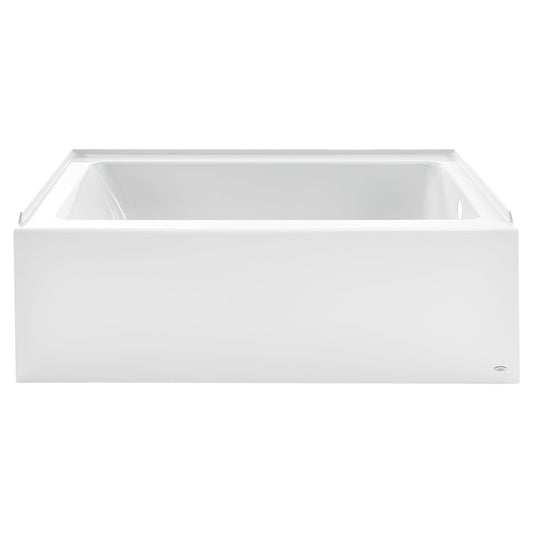 AMERICAN-STANDARD 2946102.020, Studio 60 x 32-Inch Integral Apron Bathtub With Right-Hand Outlet in White