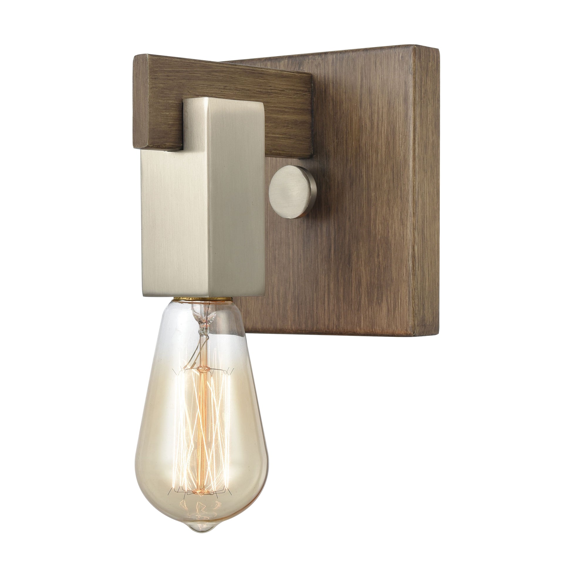 ELK SHOWROOM 55056/1 Axis 5'' Wide 1-Light Vanity Light - Light Wood