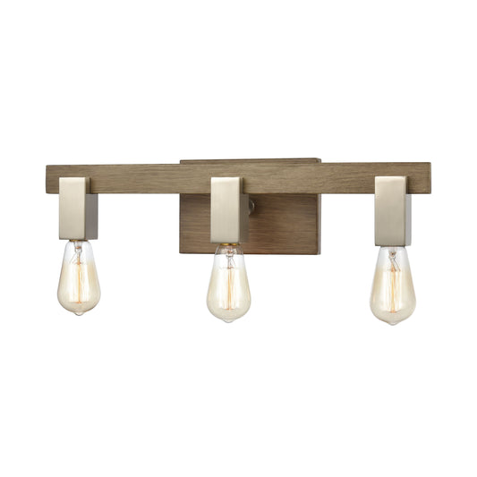 ELK SHOWROOM 55058/3 Axis 21'' Wide 3-Light Vanity Light - Satin Nickel