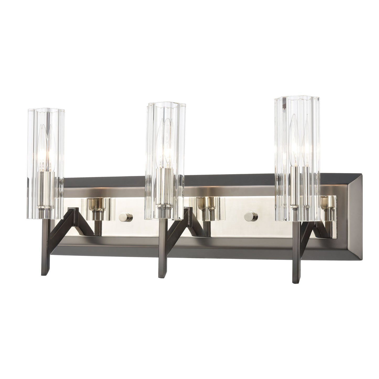 ELK SHOWROOM 55071/3 Aspire 20'' Wide 3-Light Vanity Light - Black Nickel