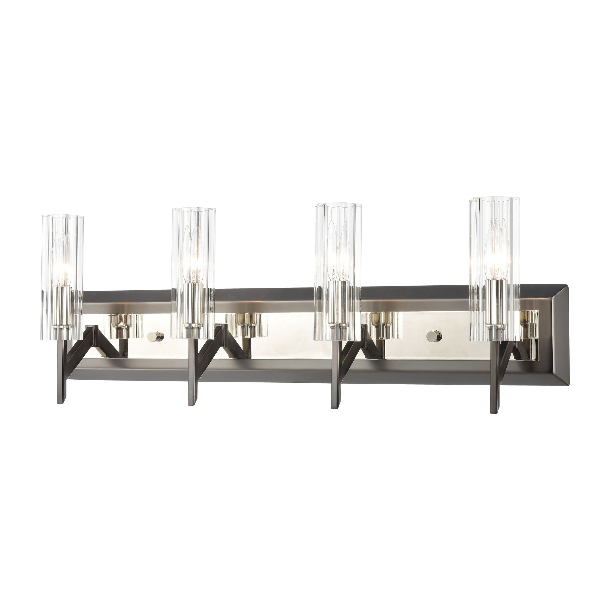 ELK SHOWROOM 55072/4 Aspire 28'' Wide 4-Light Vanity Light - Black Nickel