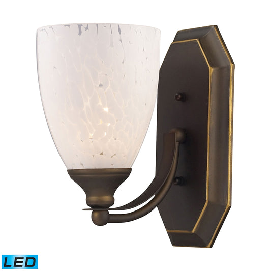 ELK SHOWROOM 570-1B-SW-LED Mix and Match Vanity 5'' Wide 1-Light Vanity Light - Aged Bronze