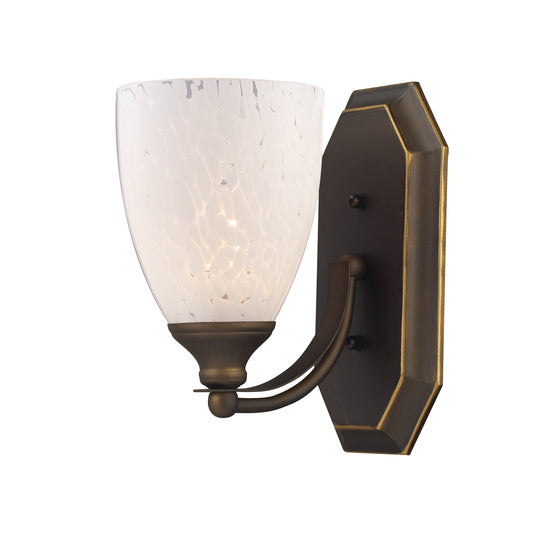 ELK SHOWROOM 570-1B-SW Mix and Match Vanity 5'' Wide 1-Light Vanity Light - Aged Bronze