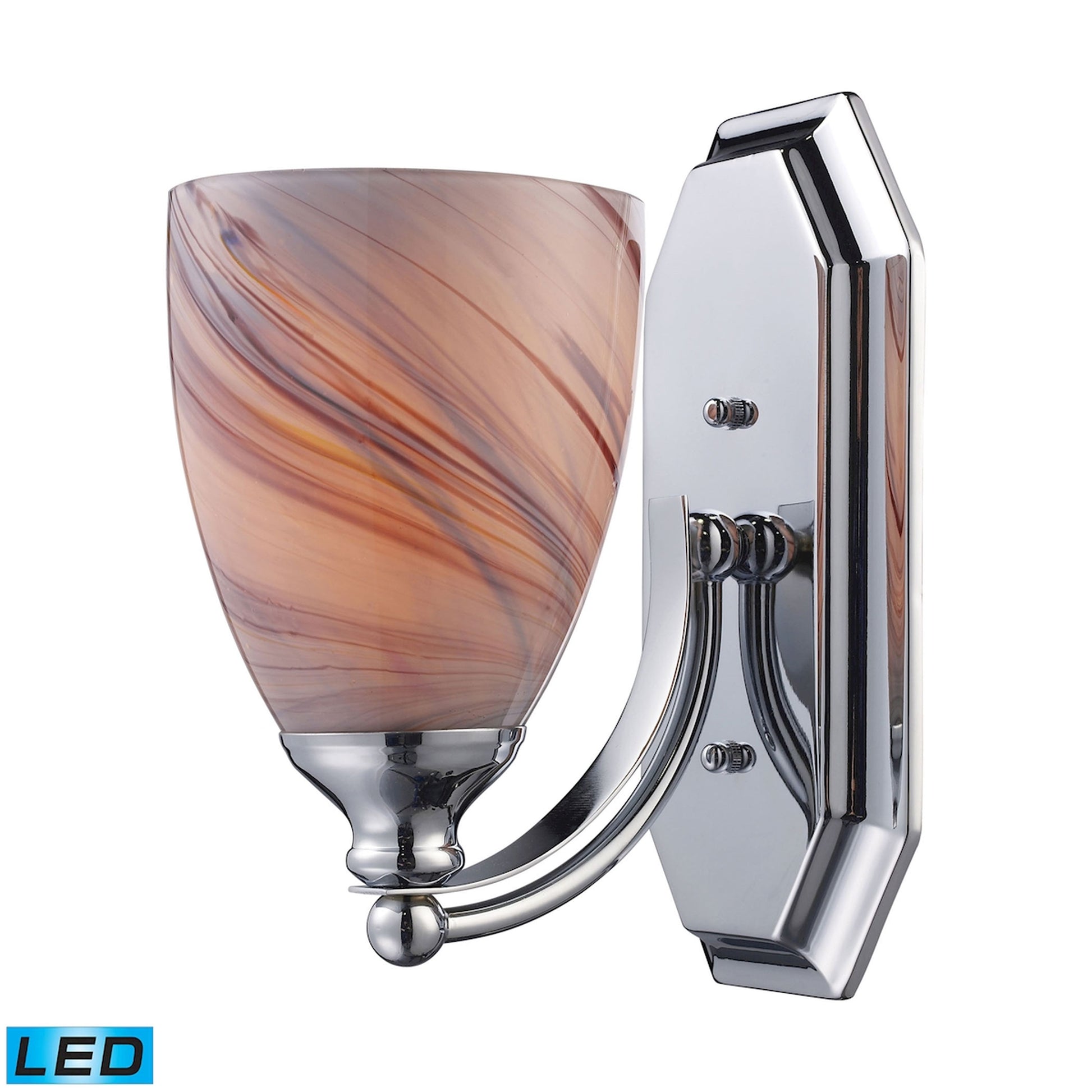 ELK SHOWROOM 570-1C-CR-LED Mix and Match Vanity 5'' Wide 1-Light Vanity Light - Polished Chrome