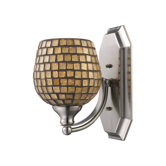 ELK SHOWROOM 570-1C-GLD Mix and Match Vanity 5'' Wide 1-Light Vanity Light - Polished Chrome