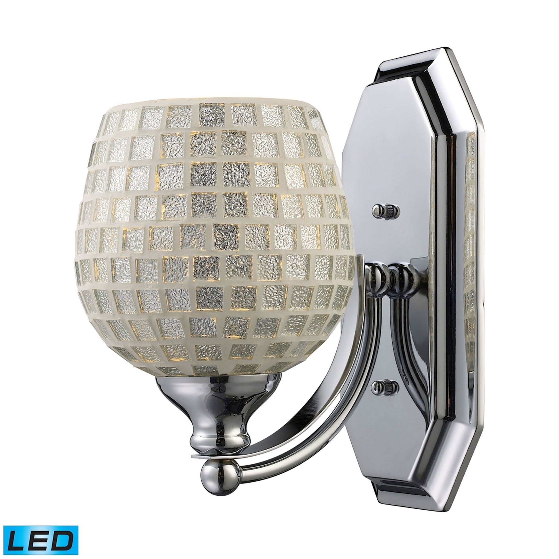 ELK SHOWROOM 570-1C-SLV-LED Mix and Match Vanity 5'' Wide 1-Light Vanity Light - Polished Chrome