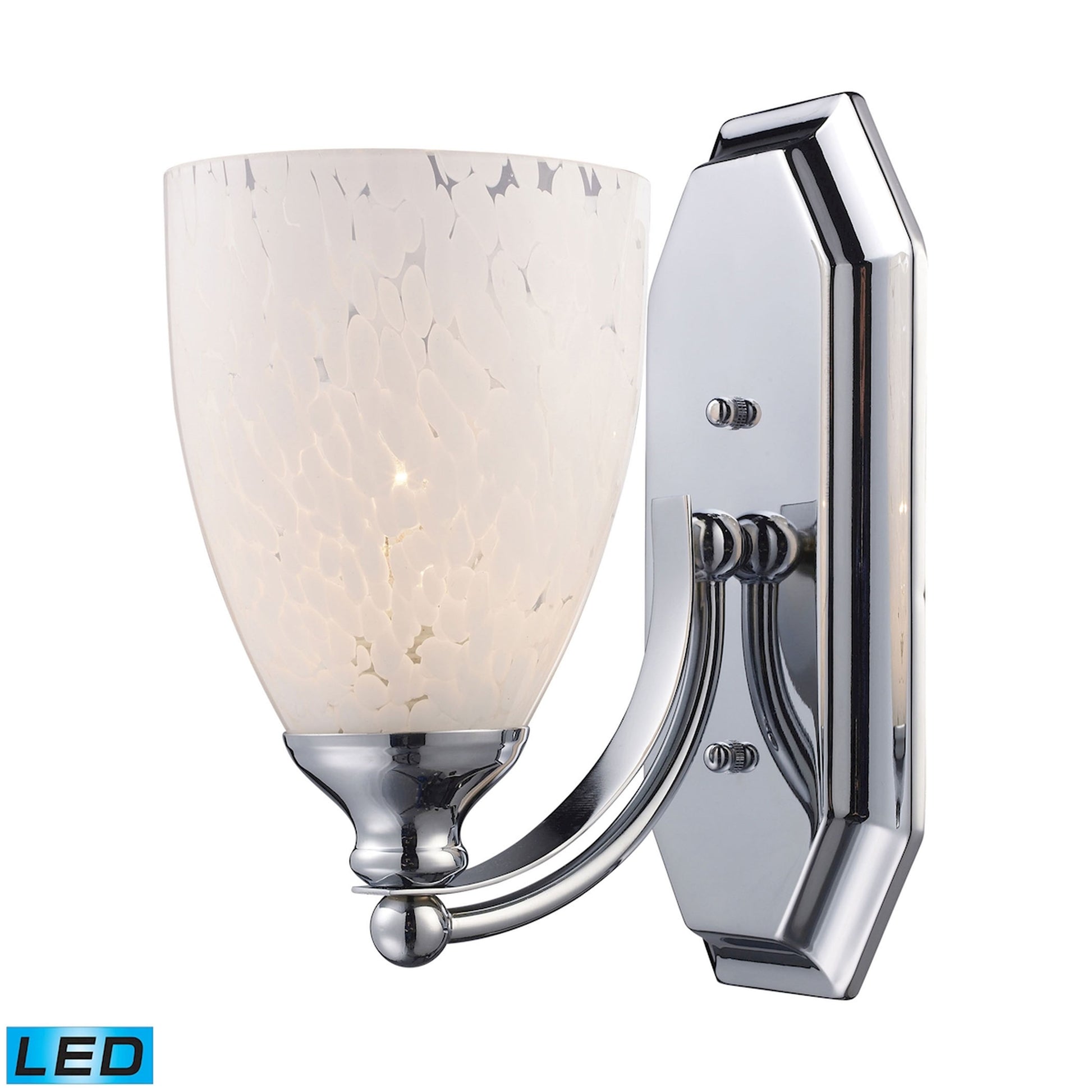 ELK SHOWROOM 570-1C-SW-LED Mix and Match Vanity 5'' Wide 1-Light Vanity Light - Polished Chrome