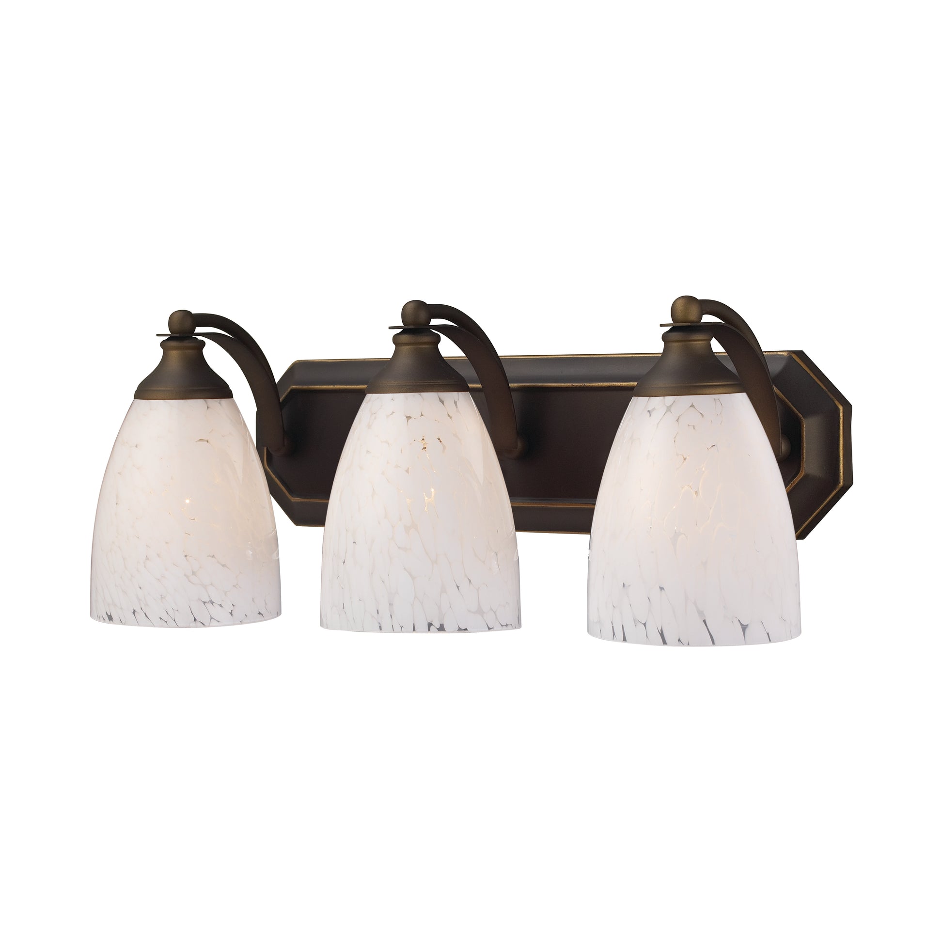 ELK SHOWROOM 570-3B-SW Mix and Match Vanity 20'' Wide 3-Light Vanity Light - Aged Bronze