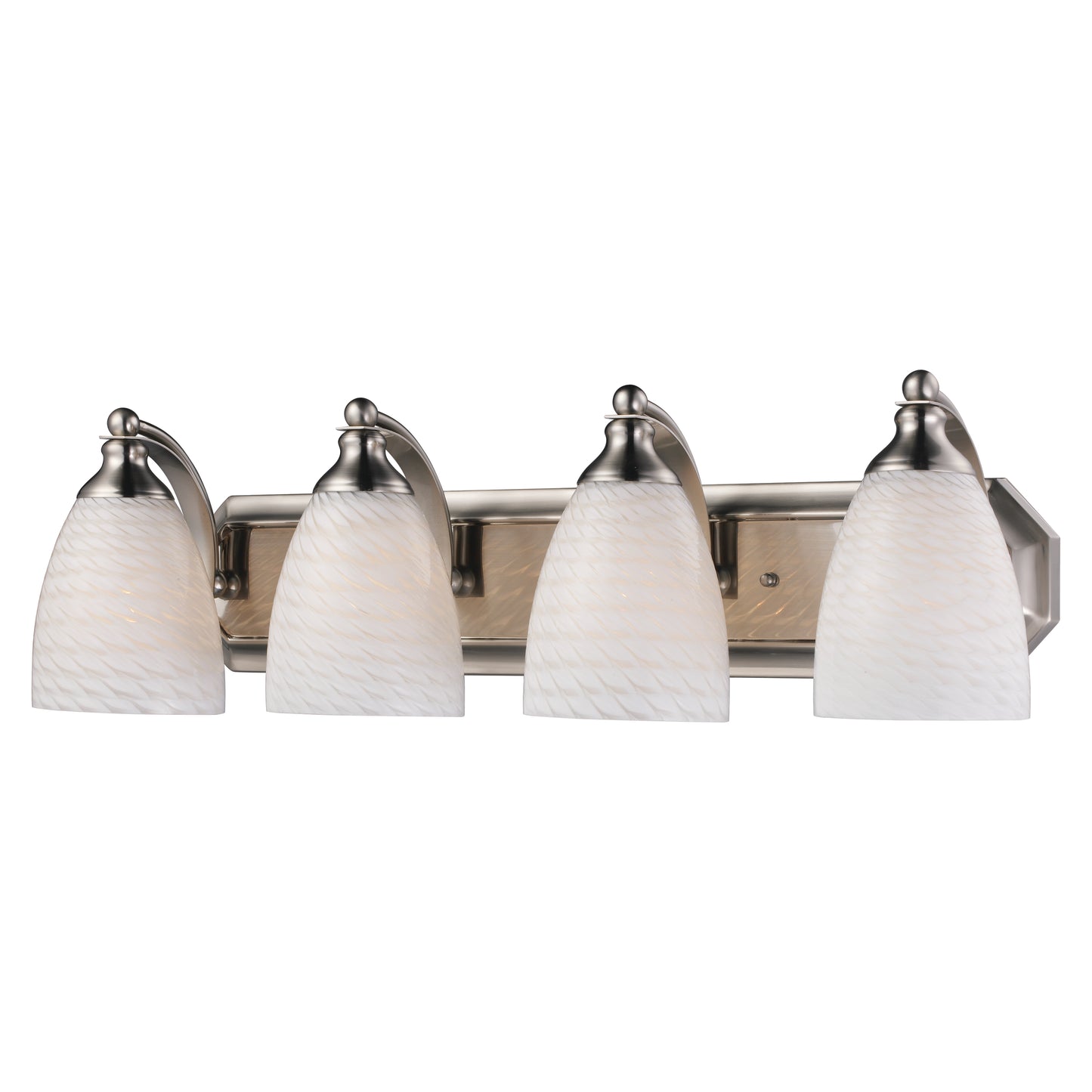 ELK SHOWROOM 570-4N-WS Mix and Match Vanity 27'' Wide 4-Light Vanity Light - Satin Nickel