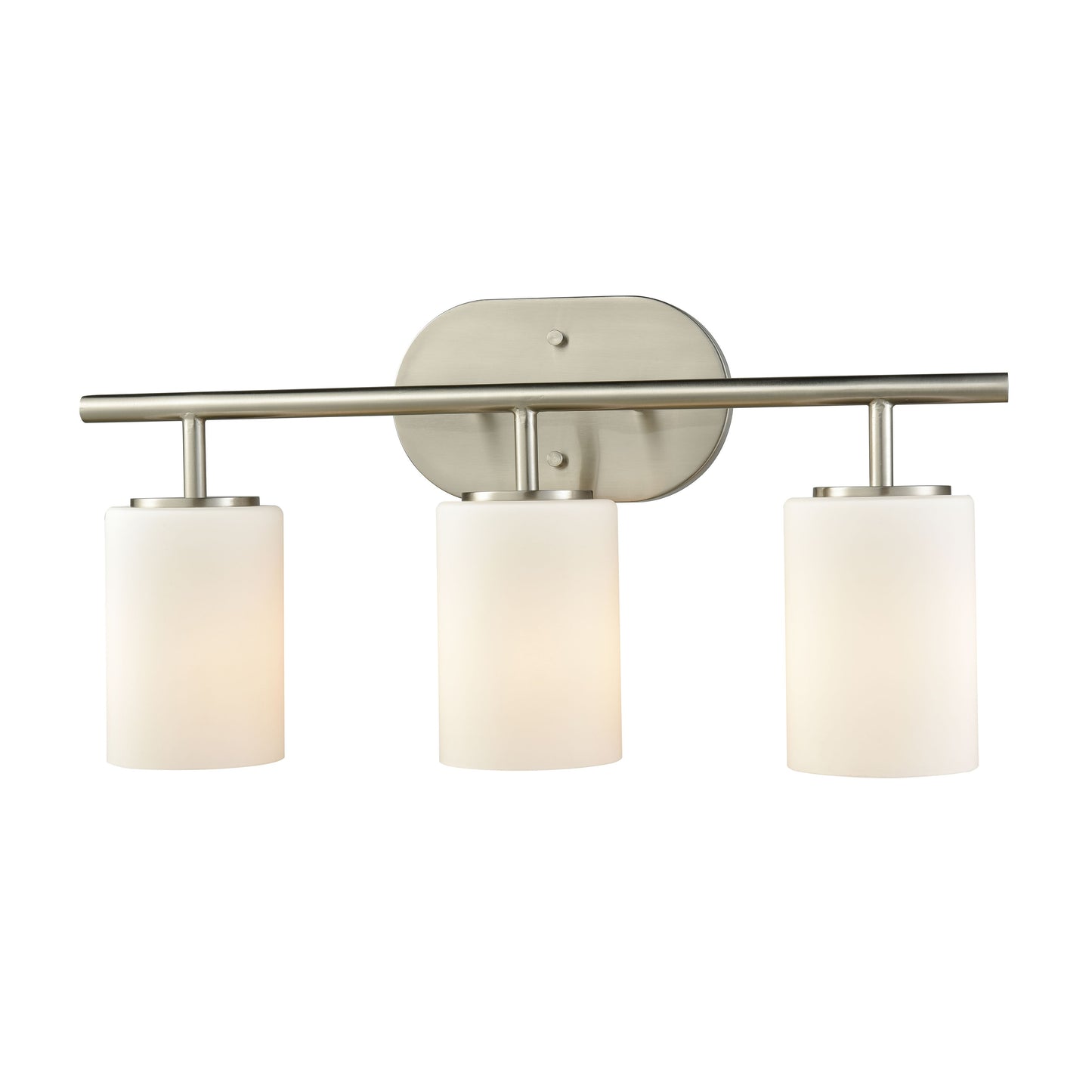 ELK SHOWROOM 57132/3 Pemlico 20'' Wide 3-Light Vanity Light - Satin Nickel