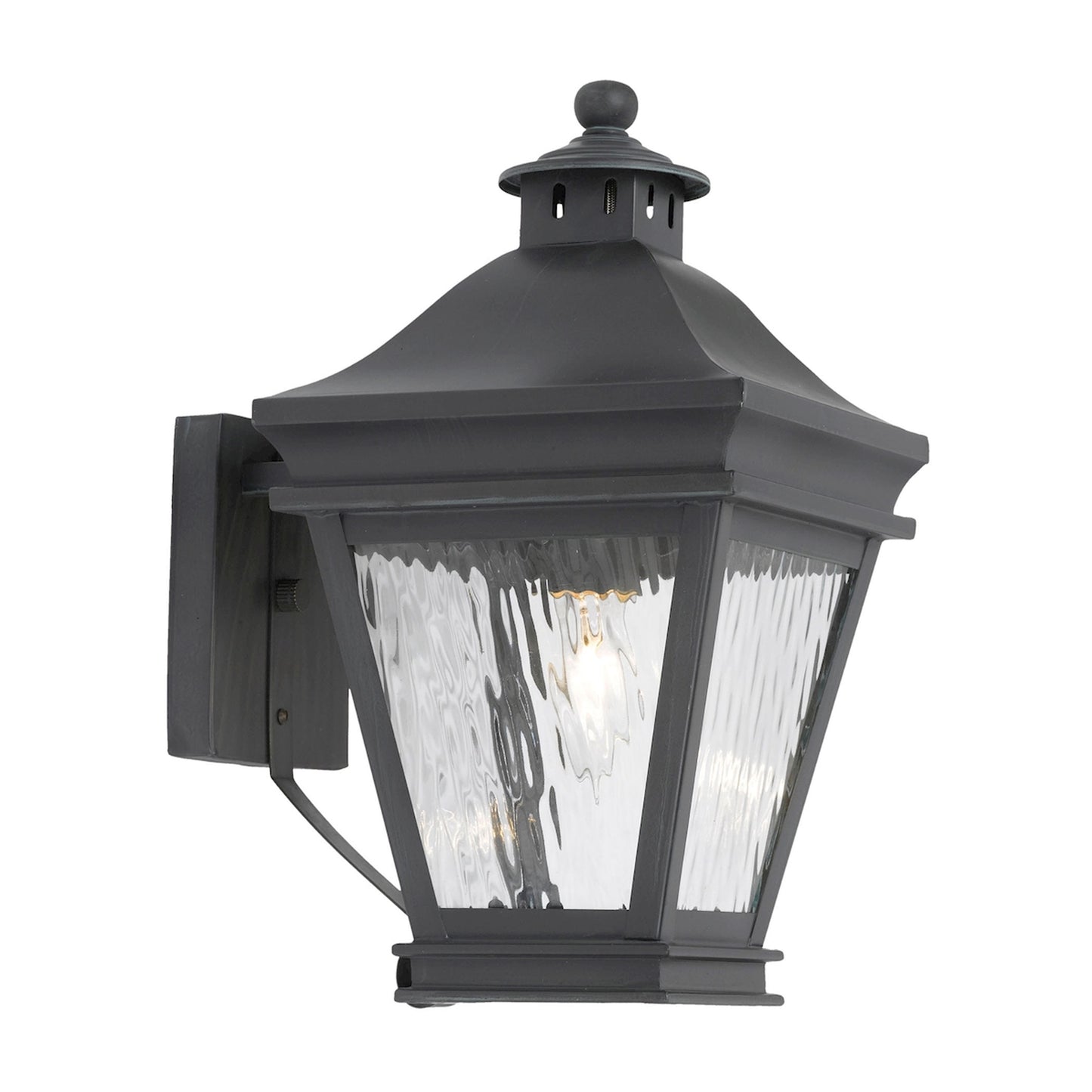 ELK SHOWROOM 5720-C Landings 1-Light Outdoor Wall Lantern in Charcoal